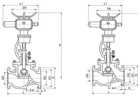 電動(dòng)截止閥j941h-16c dn350（型號說明書）