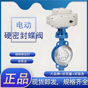 電動(dòng)蝶閥D973H-10C DN80硬密封對(duì)夾式